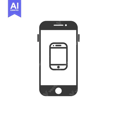 Aset premium populer: Smartphone with a Smaller Smartphone Displayed on the Screen