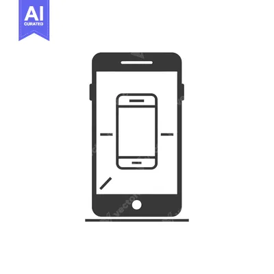 Aset premium populer: Smartphone with a Smaller Smartphone on Its Display