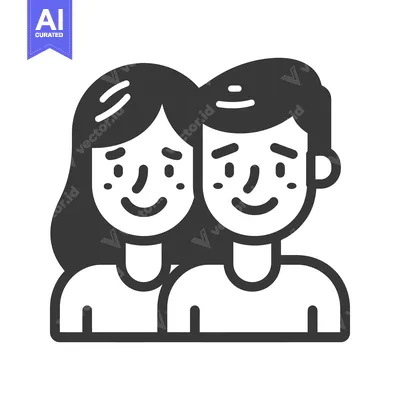 Smiling Couple with Freckles and Short Hair