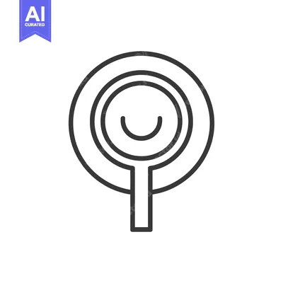 Popular premium asset: Smiling Face with a Circular Frame and a Stem