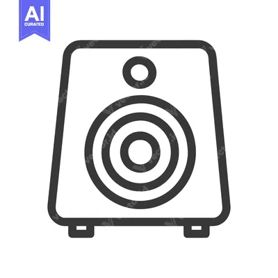 Popular premium asset: Minimalist Speaker Icon: Bold Outline, Modern Design, Audio Equipment