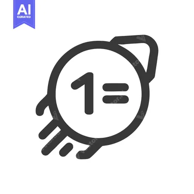 Aset premium populer: Dynamic First Place Icon with Speed Lines and Bold Design