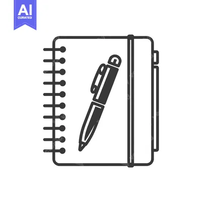 Spiral-bound Notebook with a Pen