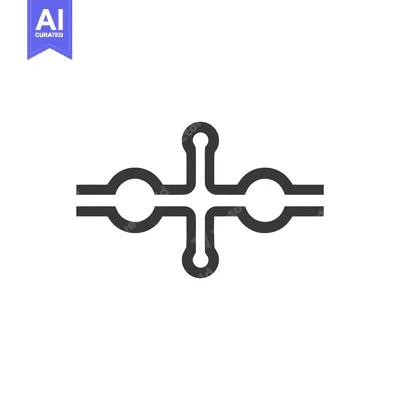 Aset desain premium: tRNA Molecule Diagram: Simplified Structure with Rounded Elements