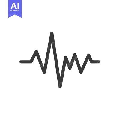 Aset premium populer: Minimalist Heartbeat Line Art: Medical Pulse Waveform Graphic Symbol