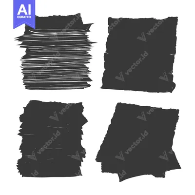 Stacked and Single Papers with Irregular Edges