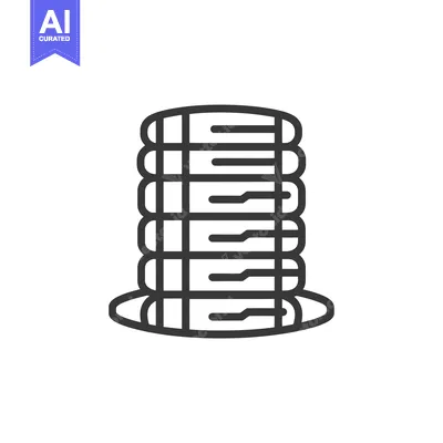 Stacked Rings with Circuit Board Pattern