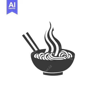 Popular premium asset: Steaming Bowl of Noodles with Chopsticks