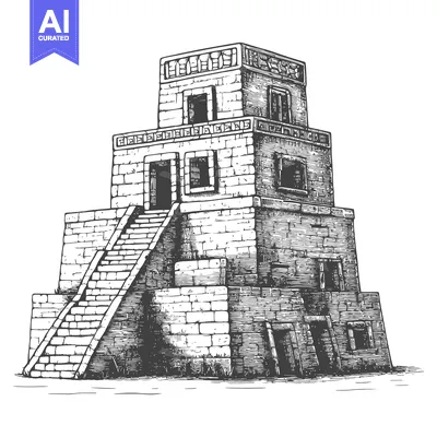 Popular premium asset: Stone Structure with Stairway and Multiple Windows