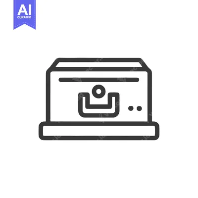 Minimalist Icon of a Chest with Handle and Dots