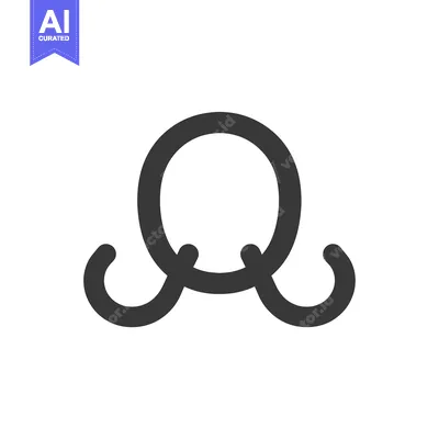 Aset premium populer: Stylized Graphic Depicting a Circle with Three Curved Lines Extending