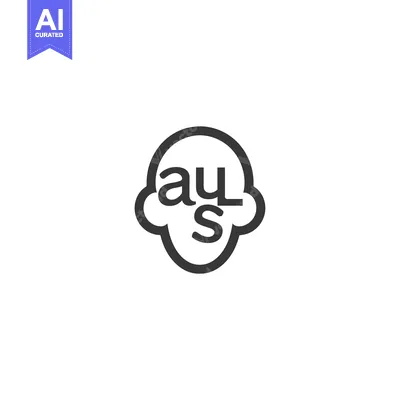 Stylized Outline of a Head with "AUS" Inside