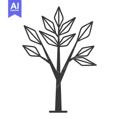 Popular premium asset: Stylized Tree with Geometric Leaves and Trunk