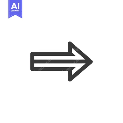 Popular premium asset: Bold Arrow Icon: Three Lines Pointing Right, Simple Design