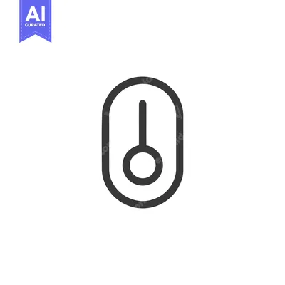 Aset premium populer: Minimalist Toggle Switch Icon in Dark Gray on White Background