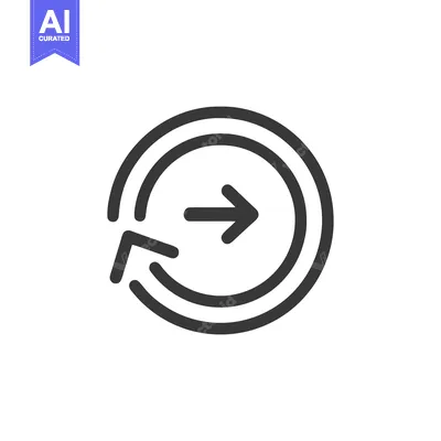 Circular Arrow Icon: Rotation, Direction, and Flow in Minimalist Desig