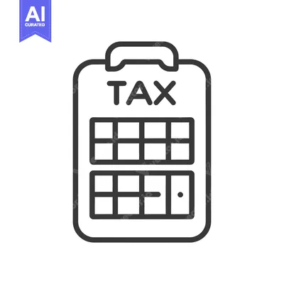 Tax Form with Grid and Handle