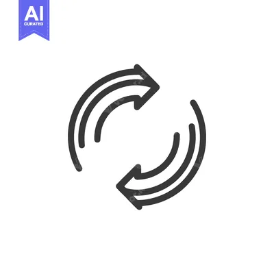 Circular Double Arrow Icon: Rotation, Recycle, and Refresh Symbol