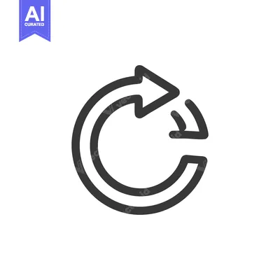 Circular Arrow Icon: Continuous Loop, Refresh Symbol, Gray on White Ba