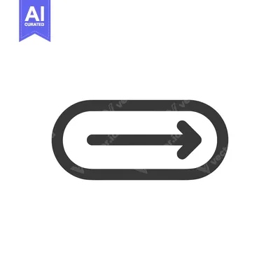 Popular premium asset: Sleek Dark Gray Right Arrow Button Icon on White Background