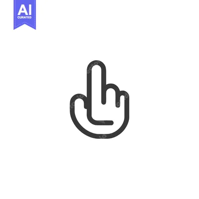 Popular premium asset: Minimalist Hand Cursor Icon: Pointing Finger Design in Bold Outline