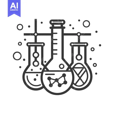Three Beaker Flasks Hanging From A Rack
