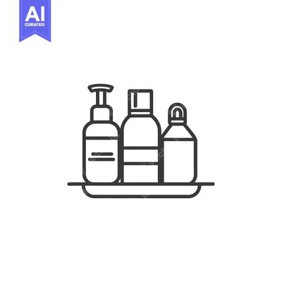 Three Bottles of Liquid Soap on a Tray