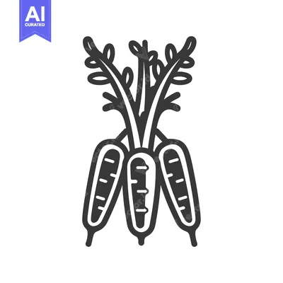 Popular premium asset: Three Carrots with Stems and Leaves Icon