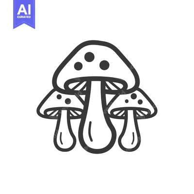 Aset premium populer: Three Cartoon Mushrooms with Spots