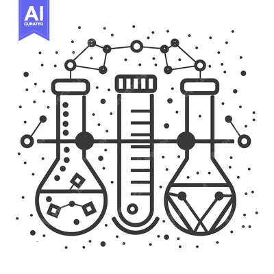 Three Chemical Flasks Connected by a Molecular Structure
