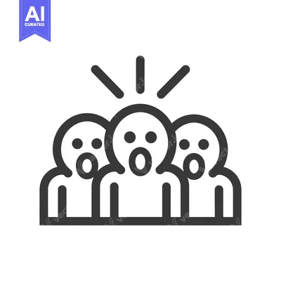 Three People Shouting with Excitement