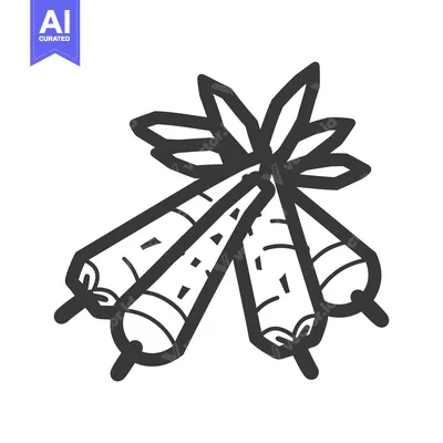 Popular premium asset: Three Rolled Up Leaves With Sticks