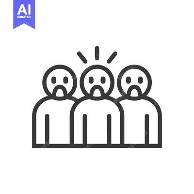 Three Sad Emojis with One Person Having an Idea