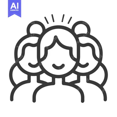 Three Smiling People With One In The Middle With Shining Idea