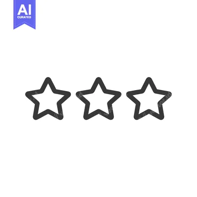 Three Star Rating Icon