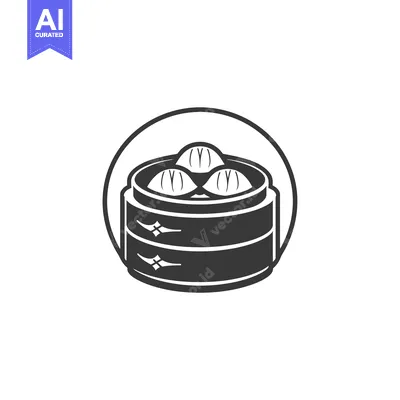 Three Steamed Buns in a Bamboo Steamer