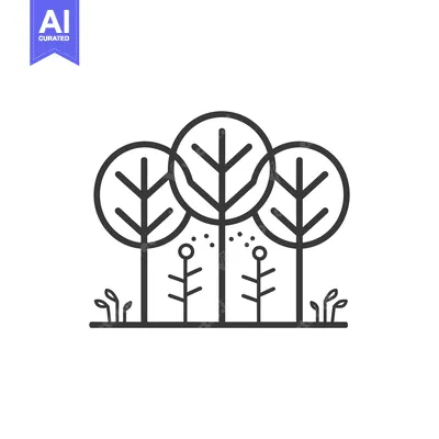 Three Trees with Flowers and New Growth