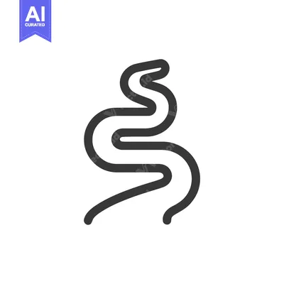Popular premium asset: Minimalist Winding Road Icon in Dark Gray on White Background