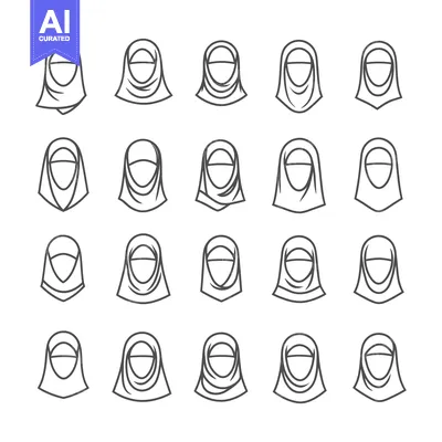 Twenty Different Styles of Women Wearing Hijabs