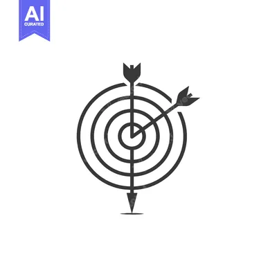 Two Arrows Piercing the Center of a Target
