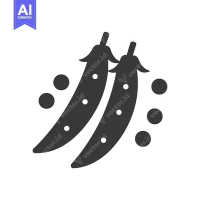 Two Green Pea Pods and Scattered Peas
