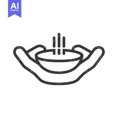 Two Hands Holding a Bowl with Steam Rising