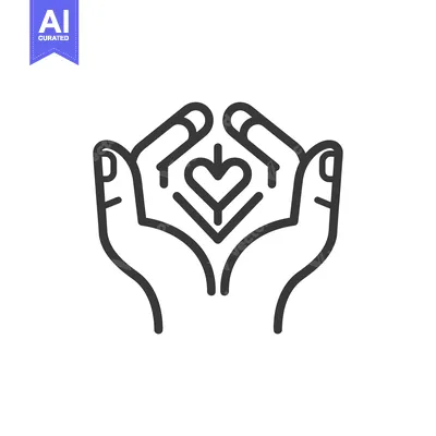 Two Hands Holding a Heart Shape