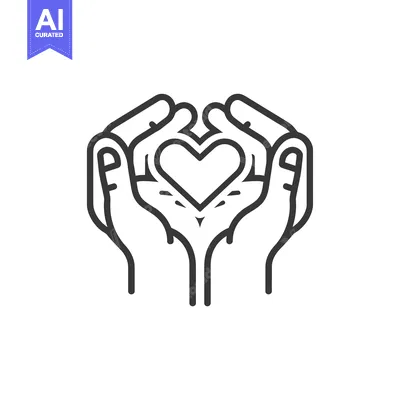 Popular premium asset: Two Hands Holding a Heart Shape in the Palm