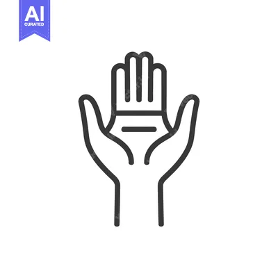 Two Hands Holding a Small Object in the Palm