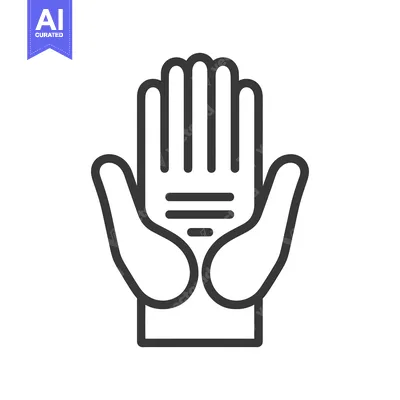 Two Hands Holding a Three-Line Document
