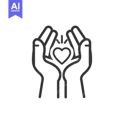 Aset premium populer: Two Hands Protecting a Shining Heart