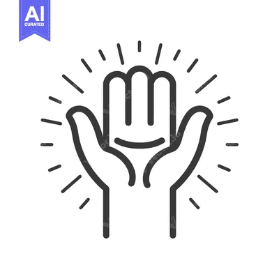 Two Hands with Glowing Light Between Them