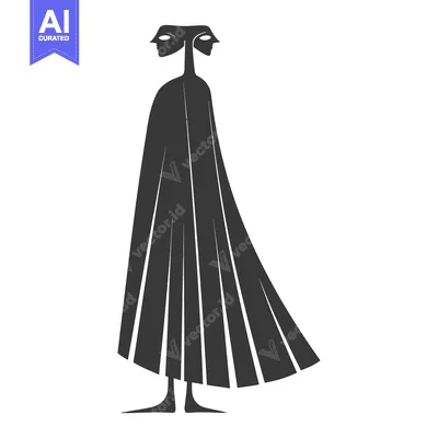 Two-Headed Figure Wearing a Long Cloak
