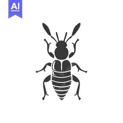 Aset premium populer: A Black And White Silhouette Of A Weevil